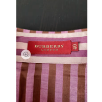 Burberry Blazer aus Baumwolle in Fuchsia