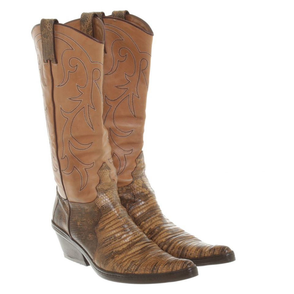 Other Designer Sartore - Boots with reptile leather