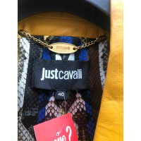 Just Cavalli Veste/Manteau en Cuir en Jaune