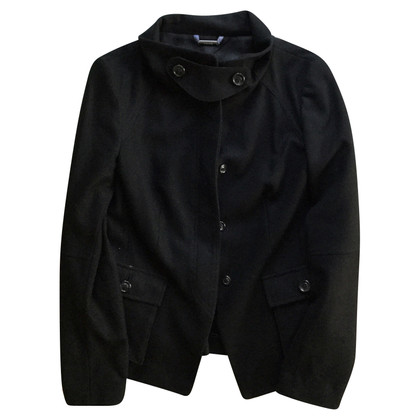 Cinque Jacke/Mantel aus Wolle in Schwarz