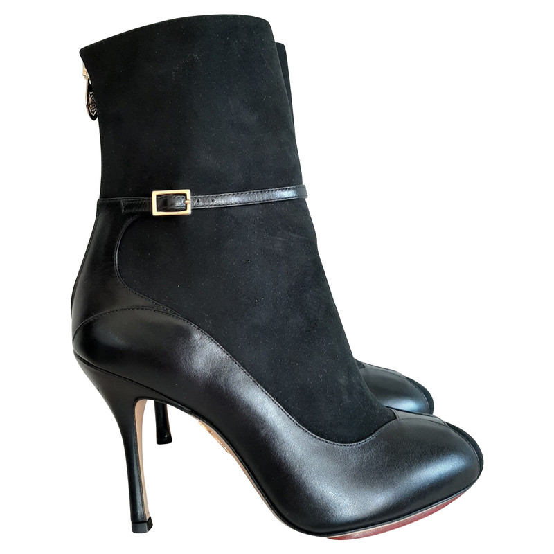 Charlotte Olympia Boots Leather in 