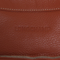 Longchamp Handtas in Orange / Brown