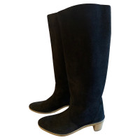 Pierre Hardy Boots Suede in Black