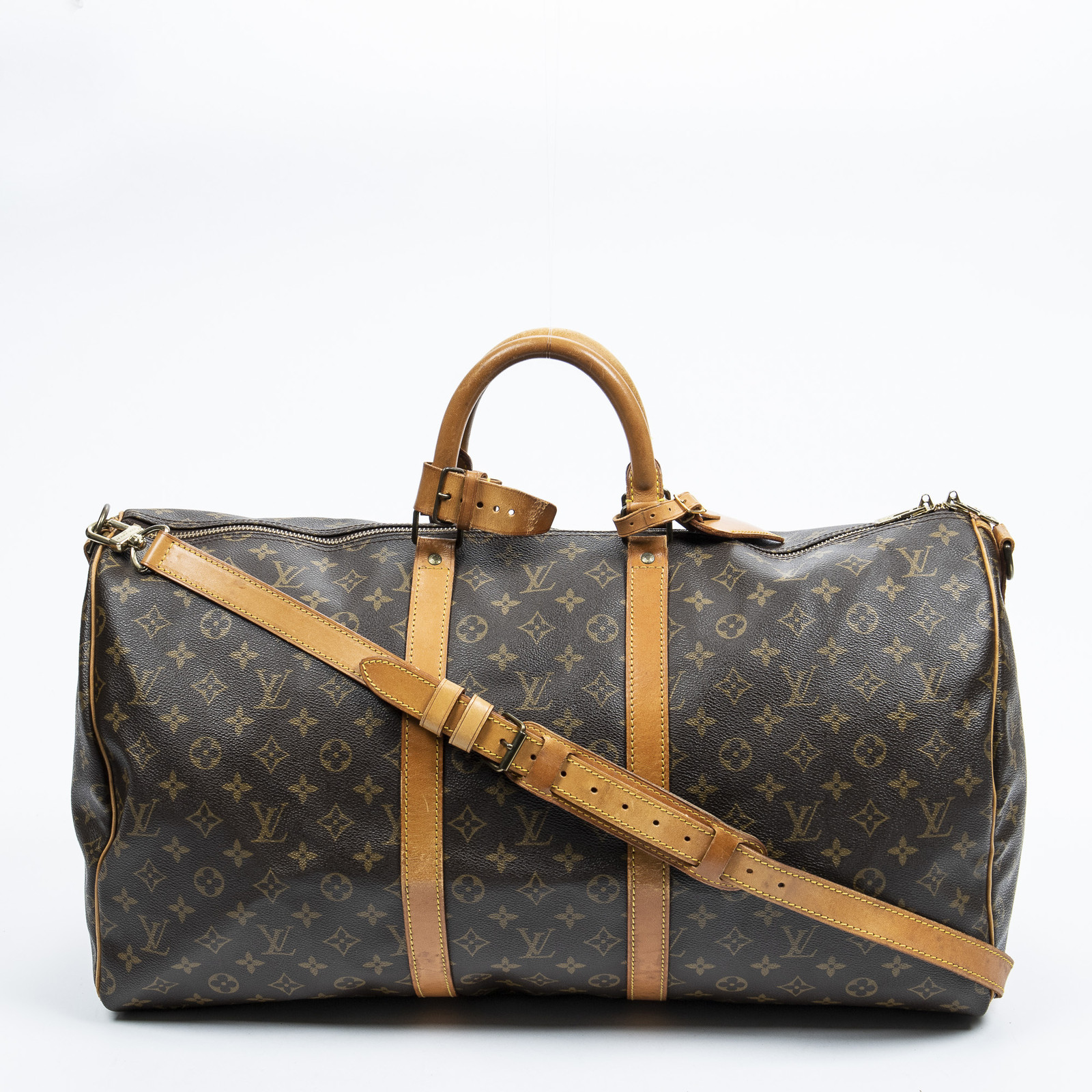 Louis Vuitton Keepall 55 Bandouliere Canvas in Brown - Acheter Louis  Vuitton Keepall 55 Bandouliere Canvas in Brown d'occasion pour 979€  (6680868)