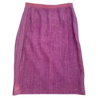 Dolce & Gabbana Skirt Linen in Pink