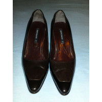 Bruno Magli Pumps/Peeptoes Leather in Brown
