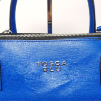Tosca Blu Tote bag Leer in Blauw