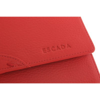 Escada Clutch Bag Leather in Red
