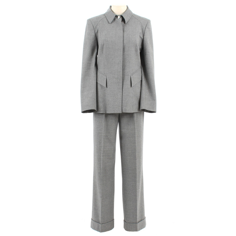 Escada Pantalon de costume gris