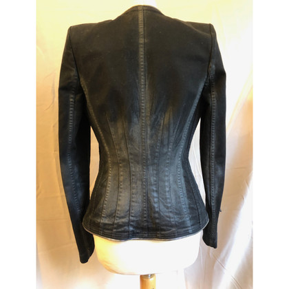 Alexander McQueen Jacket/Coat Cotton in Black