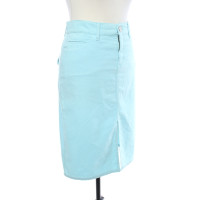Escada Skirt Cotton in Turquoise