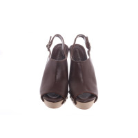 Jeffrey Campbell Sandals Leather in Brown