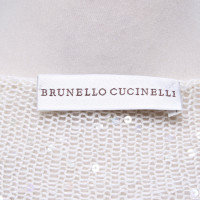 Brunello Cucinelli Kurze Strickjacke mit Pailletten