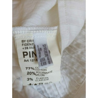 Pinko Oberteil aus Baumwolle in Weiß