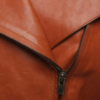 Hermès Leather jacket in brown