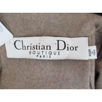 Christian Dior Giacca/Cappotto in Cashmere in Marrone