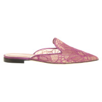 Alberta Ferretti Slippers/Ballerinas in Fuchsia