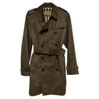 Burberry Giacca/Cappotto in Tela in Cachi