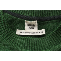 Hermès Strick aus Kaschmir in Grün