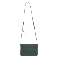 Céline Trio Small en Cuir en Vert