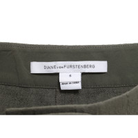 Diane Von Furstenberg Trousers Cotton in Olive