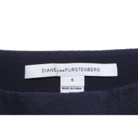 Diane Von Furstenberg Paire de Pantalon en Coton en Bleu