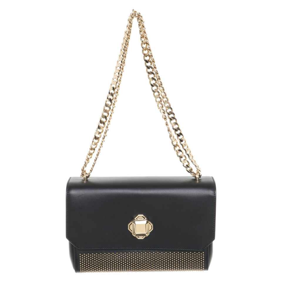 Elie Saab Shoulder bag Leather in Black