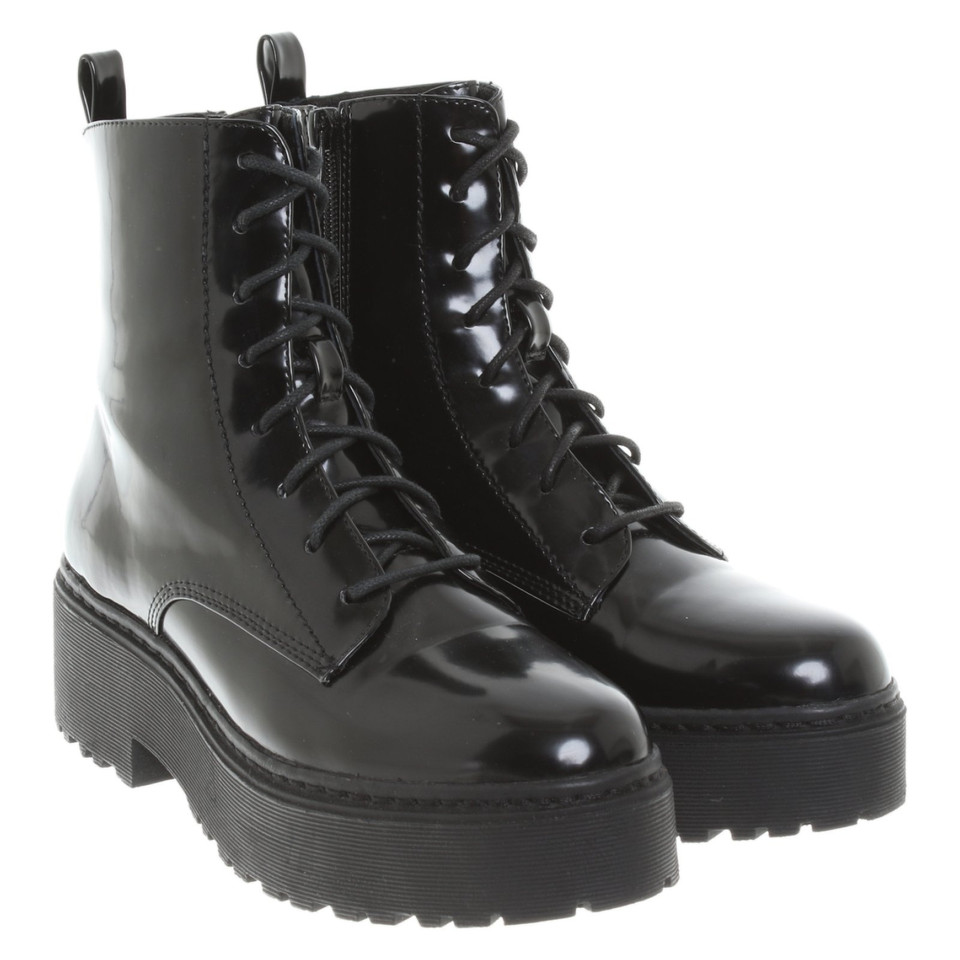 Jeffrey Campbell Plateau stivali in nero