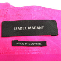 Isabel Marant Jupe en Soie en Rose/pink