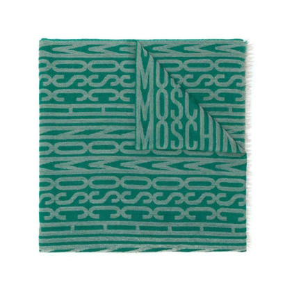 Moschino Schal/Tuch aus Kaschmir in Grün