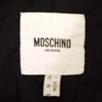 Moschino Navy blue jacket with silver threads