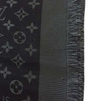 Louis Vuitton LOUIS VUITTON shawl shines black