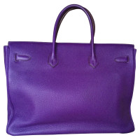 Hermès Birkin Bag 40 en Cuir en Violet
