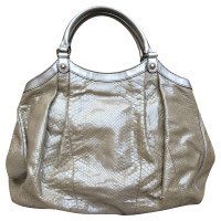 Gucci Sukey Bag Leather in Silvery