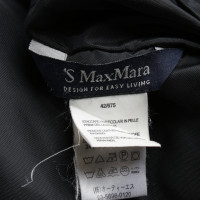 Max Mara Manteau réversible en marron / noir