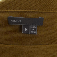 Vince wool jumper in mustard yellow