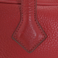 Hermès Victoria bag in red