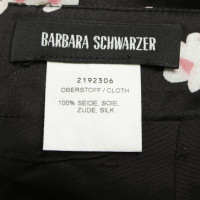 Barbara Schwarzer jupe de soie en noir