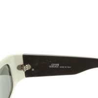 Versace Sonnenbrille in Schwarz/Weiß