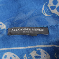 Alexander McQueen Zijden sjaal met skull print