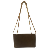 Yves Saint Laurent Clutch Bag Suede in Brown