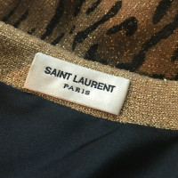 Saint Laurent Cardigan with leopard print