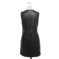Patrizia Pepe Dress Leather in Black