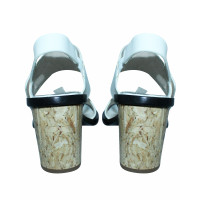 Balenciaga Sandals Leather in White