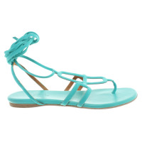 Hermès Sandals in turquoise