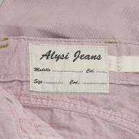 Alysi Jeans Katoen in Roze