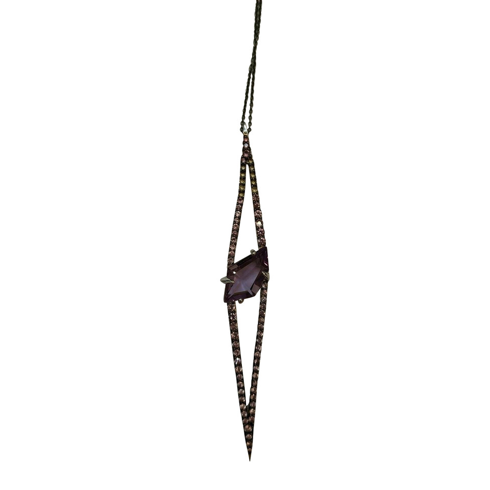 Alexis Bittar Collier en Argenté en Violet