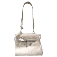 Balenciaga White Lamb Shoulder Bag