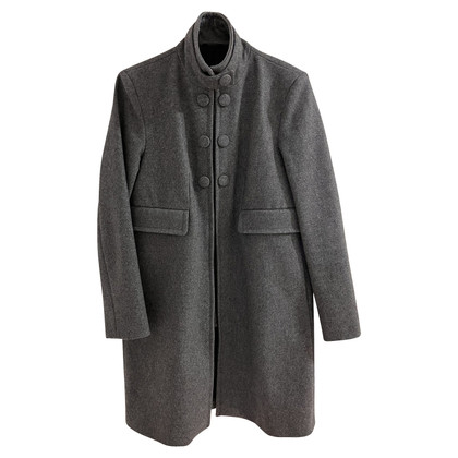 Acne Jacke/Mantel aus Wolle in Grau