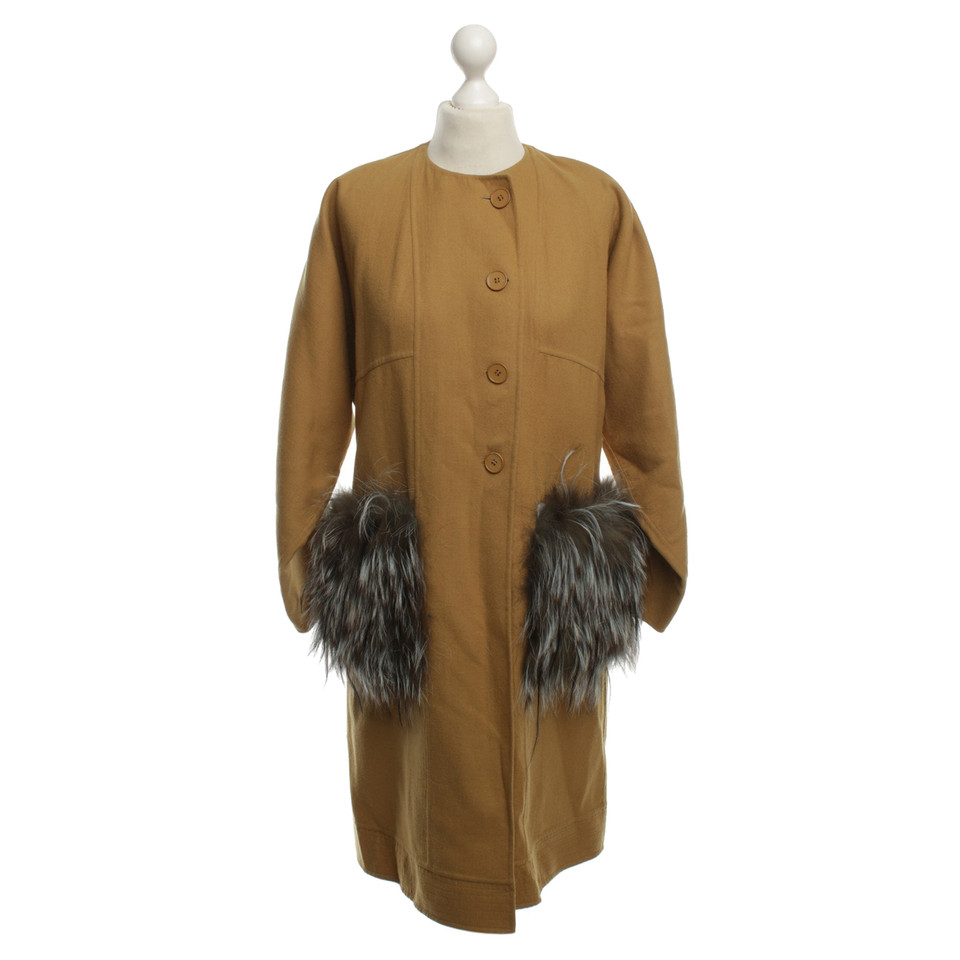 Fendi Beige wool coat